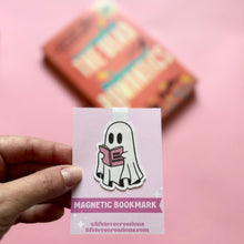 Load image into Gallery viewer, Read More Boooks Ghost Magnetic Bookmark