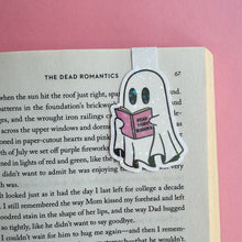 Load image into Gallery viewer, Read More Boooks Ghost Magnetic Bookmark