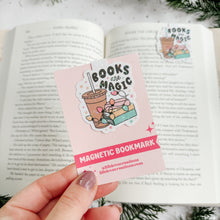 Load image into Gallery viewer, Books are Magic Magnetic Bookmark