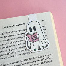 Load image into Gallery viewer, Read More Boooks Ghost Magnetic Bookmark