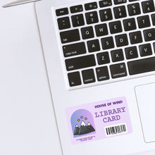 Load image into Gallery viewer, ACOTAR House of Wind Library Card Sticker