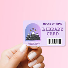 Load image into Gallery viewer, ACOTAR House of Wind Library Card Sticker