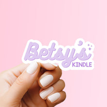 Load image into Gallery viewer, Custom Kindle Name Sticker
