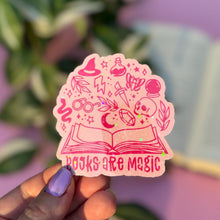 Load image into Gallery viewer, Books are Magic Sticker