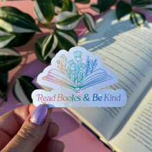Load image into Gallery viewer, Read Books and Be Kind Sticker