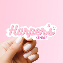 Load image into Gallery viewer, Custom Kindle Name Sticker