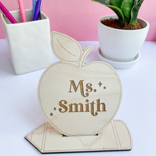 Load image into Gallery viewer, Apple Desk Sign