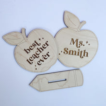 Load image into Gallery viewer, Apple Desk Sign