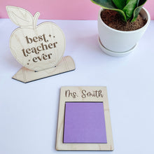 Load image into Gallery viewer, Teacher Post-It Note Holder