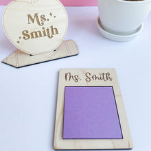 Load image into Gallery viewer, Teacher Post-It Note Holder