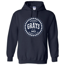 Load image into Gallery viewer, MoCo Grays Logo Hoodie - Navy