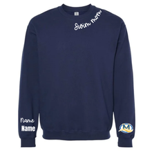 Load image into Gallery viewer, Swim Mom Crewneck Sweatshirt - Navy