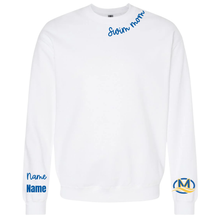 Load image into Gallery viewer, Swim Mom Crewneck Sweatshirt - White