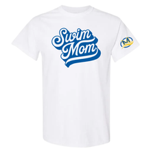 Load image into Gallery viewer, Retro Swim Mom Tee - White