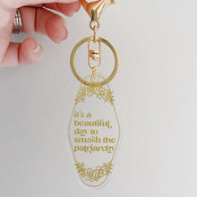 Load image into Gallery viewer, Smash the Patriarchy Keychain