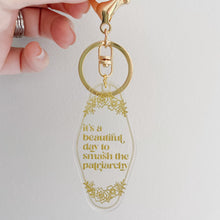 Load image into Gallery viewer, Smash the Patriarchy Keychain - Donation Fund