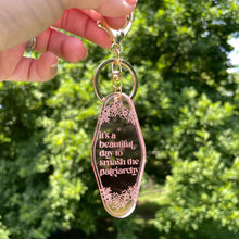 Load image into Gallery viewer, Smash the Patriarchy Keychain