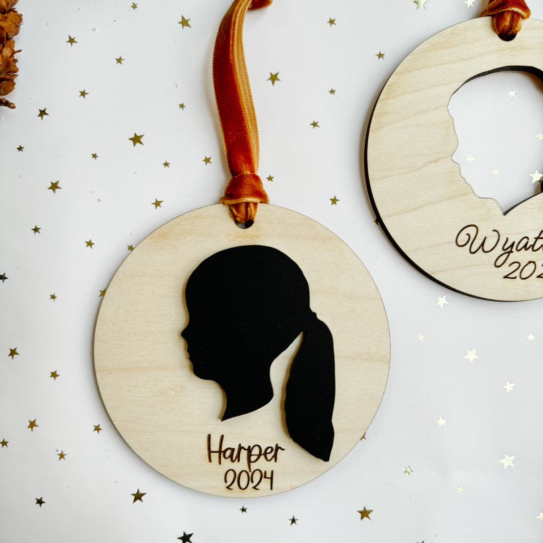 Silhouette Ornaments