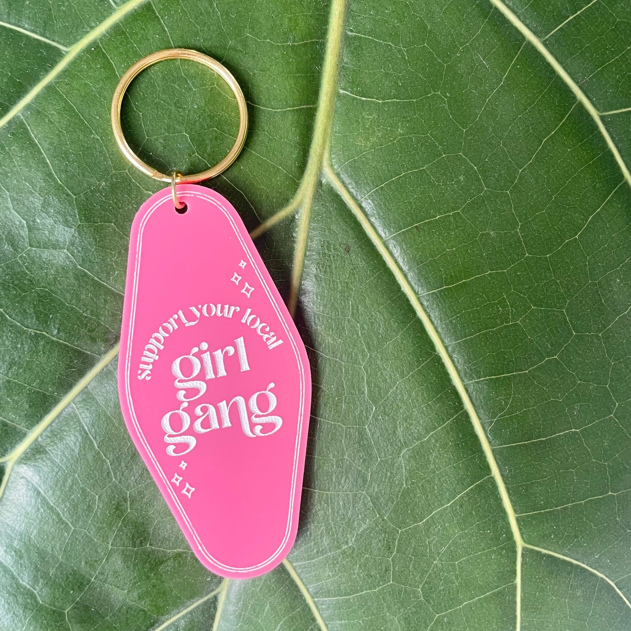 Local Key Chain Support Your Local Girl Gang Keychain – LifeLoveCreations