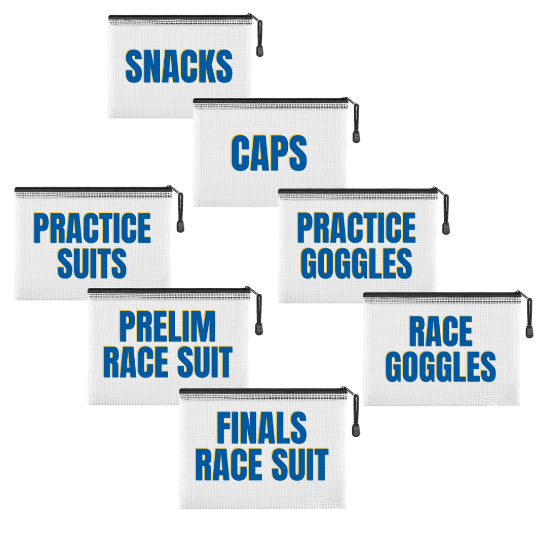 Mesh Water-Resistant Bags - Block Font (BUY 3, GET 1 FREE)