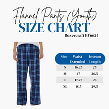 Load image into Gallery viewer, MoCo Grays Logo Flannel Pants (Youth)
