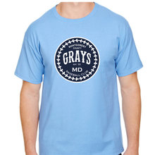 Load image into Gallery viewer, Moco Grays Logo Tee - Light Blue
