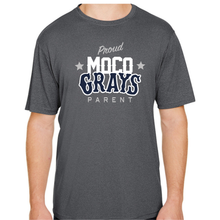 Load image into Gallery viewer, Moco Grays Proud Parent Tee - Charcoal
