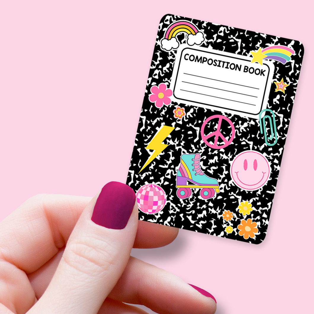 Composition Book Sticker