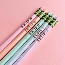 Load image into Gallery viewer, Engraved Pastel Pencil Set
