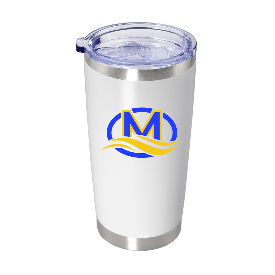 Metro Logo Tumbler - White