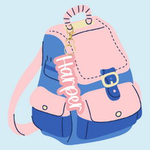 Load image into Gallery viewer, Custom Name Backpack Tag/Keychain
