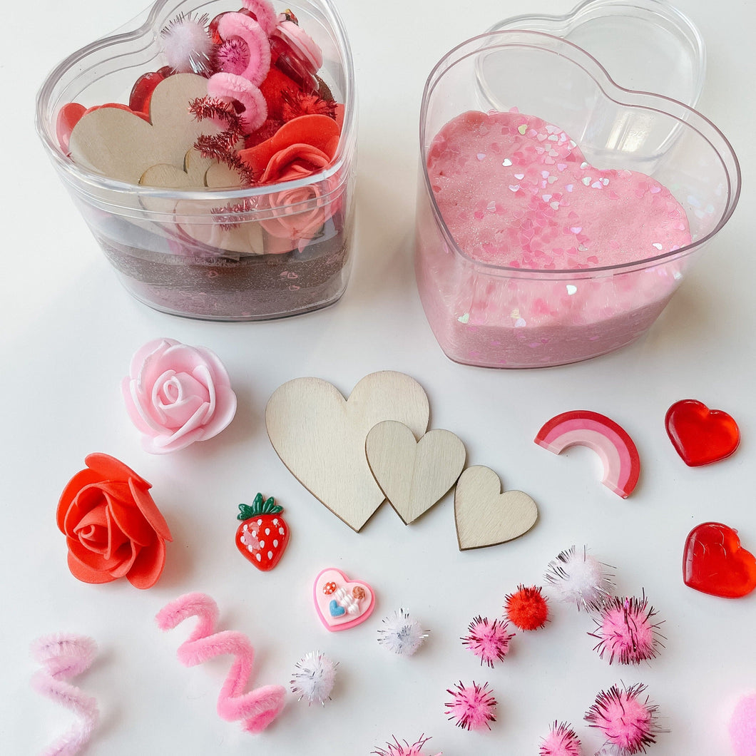 Valentine's Mini Jars (Heart-Shaped)